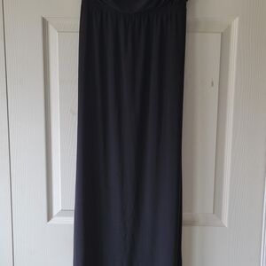Trixxi Black Strapless Casual Sundress